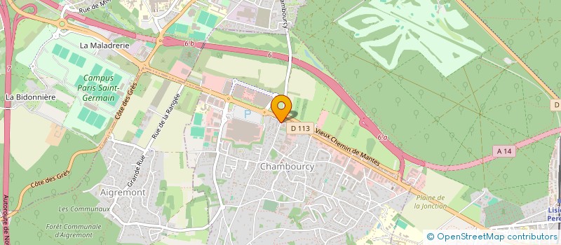 localisation de l'entreprise LA SOCIETE REEB  CHAMBOURCY