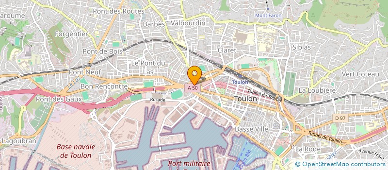 localisation de l'entreprise LA SOCIETE TOULONNAISE DU BATIMENT  TOULON