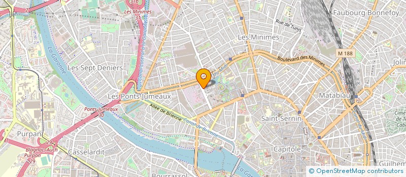localisation de l'entreprise LA SOCIETE TOULOUSAINE DE GOUDRONNAGE à TOULOUSE