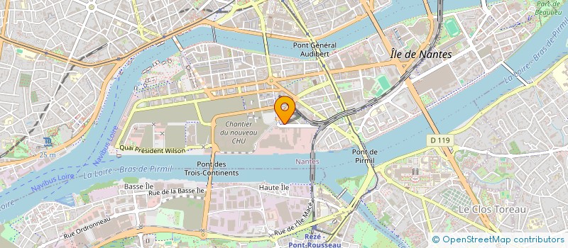 localisation de l'entreprise LA SOCIETE UNES  NANTES