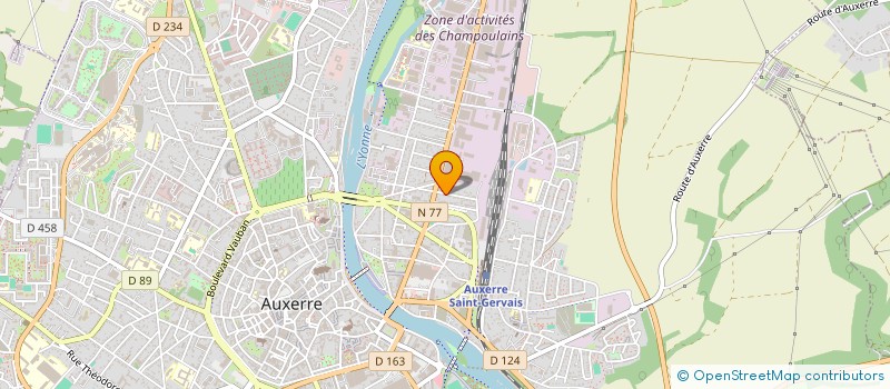 localisation de l'entreprise LA SOIE DES VERS à AUXERRE