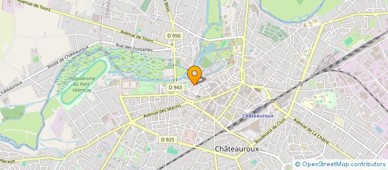 localisation de l'entreprise LA SOIERIE à CHATEAUROUX