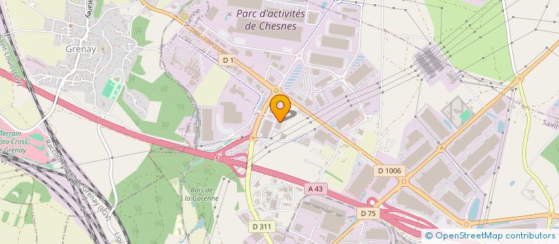 localisation de l'entreprise LA SOIFE  SAINT-QUENTIN-FALLAVIER