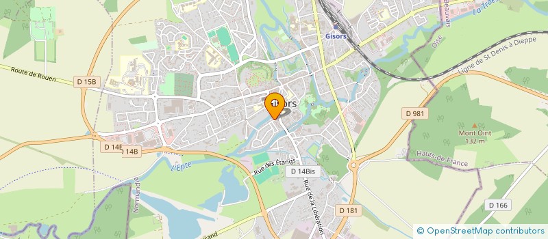 localisation de l'entreprise LA SOIREE DES COEURS à GISORS