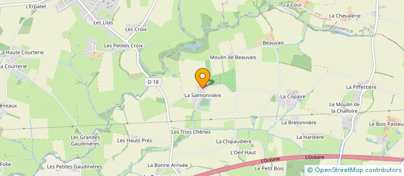 localisation de l'entreprise LA SOL'MONIERE  VAIR-SUR-LOIRE