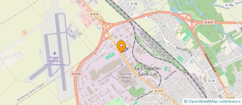 localisation de l'entreprise LA-SOL PRODUCTION à LA CHAPELLE-SAINT-LUC