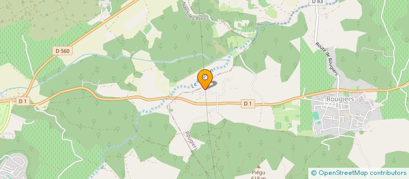 localisation de l'entreprise LA SOLDANELLE  ROUGIERS