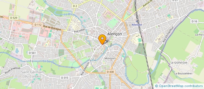 localisation de l'entreprise LA SOLEIADE à ALENCON