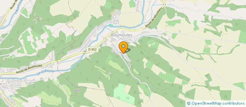 localisation de l'entreprise LA SOLEIADE  ROUMOULES
