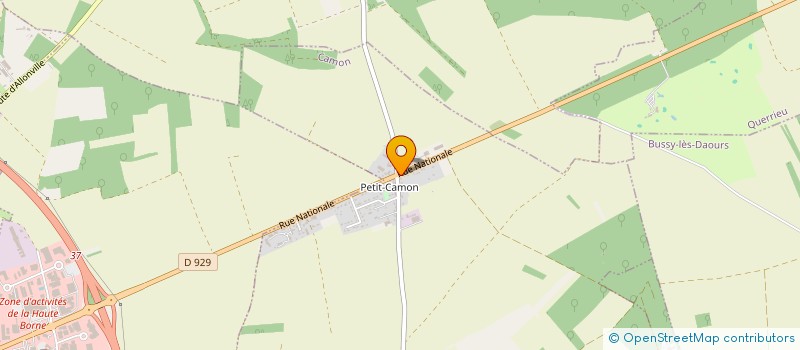 localisation de l'entreprise LA SOLEILLADE à CAMON