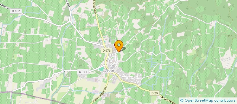 localisation de l'entreprise LA SOLEILLANE  VISAN