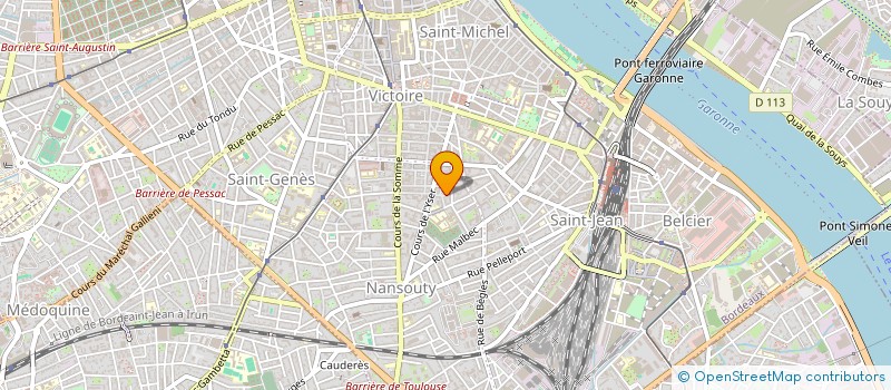 localisation de l'entreprise LA SOLEM  BORDEAUX