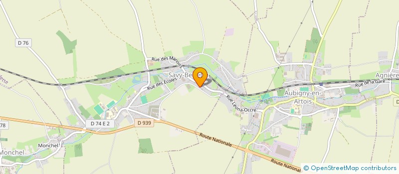 localisation de l'entreprise LA SOLETTE  SAVY-BERLETTE