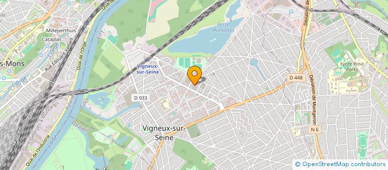 localisation de l'entreprise LA SOLIDARITE AMICALE (LSA) à VIGNEUX-SUR-SEINE