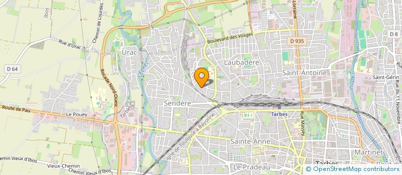 localisation de l'entreprise LA SOLIDARITE BIGOURDANE  TARBES