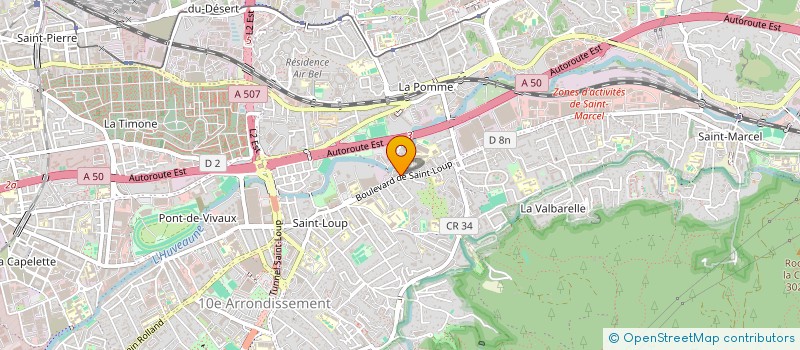 localisation de l'entreprise LA SOLIDARITE DE COEUR à MARSEILLE