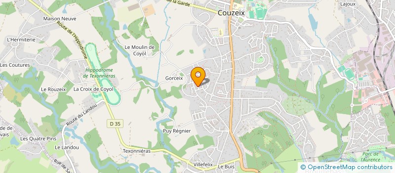 localisation de l'entreprise LA SOLOGNE à COUZEIX