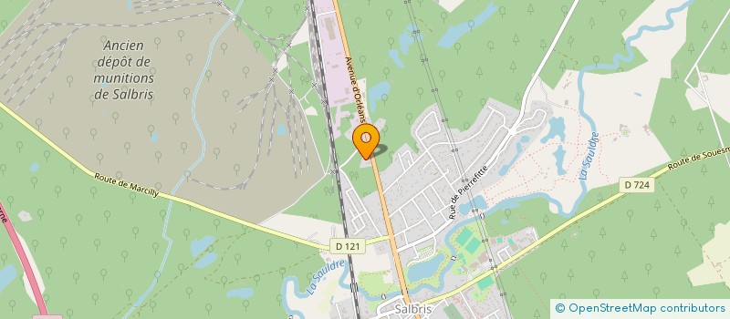 localisation de l'entreprise LA SOLONAISE  SALBRIS