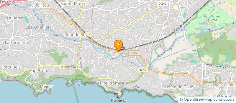 localisation de l'entreprise LA SOLUTION AUTO 83 à LA GARDE