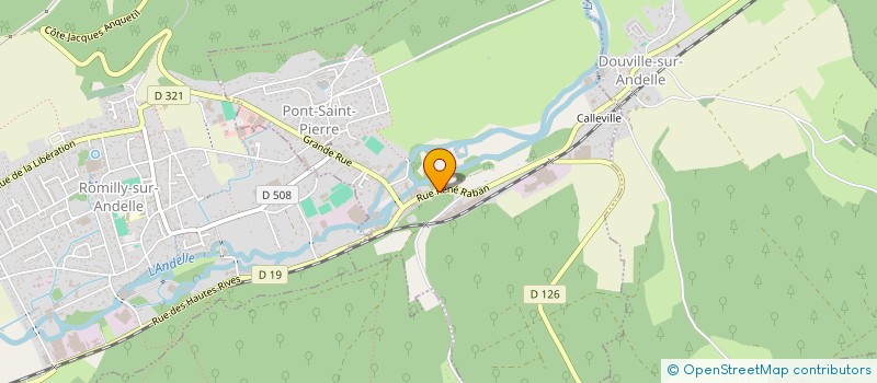 localisation de l'entreprise LA SOLUTION D'HEBERGEMENT  PONT-SAINT-PIERRE