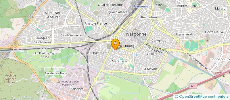 localisation de l'entreprise LA SOLUTION ENERGETIQUE à NARBONNE