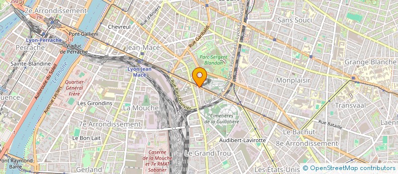 localisation de l'entreprise LA SOLUTION IMMO à LYON