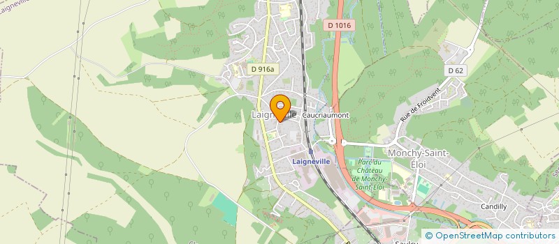 localisation de l'entreprise LA SOLUTION MF  LAIGNEVILLE