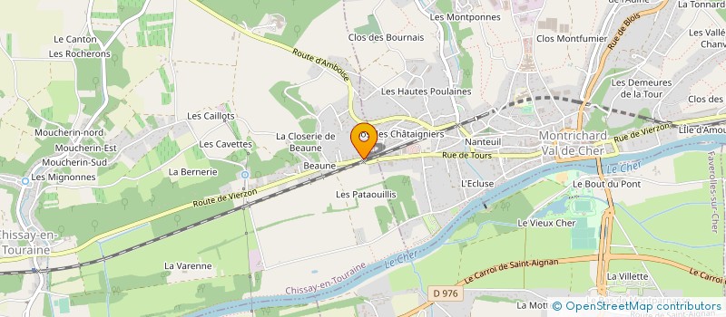 localisation de l'entreprise LA SOMADIS à CHISSAY-EN-TOURAINE