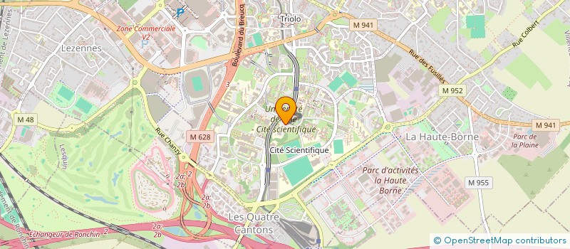 localisation de l'entreprise LA SONO à LILLE