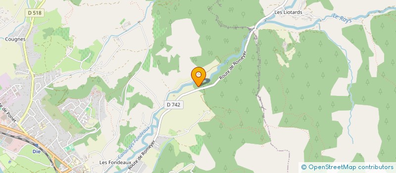 localisation de l'entreprise LA SONORA DIE  DIE