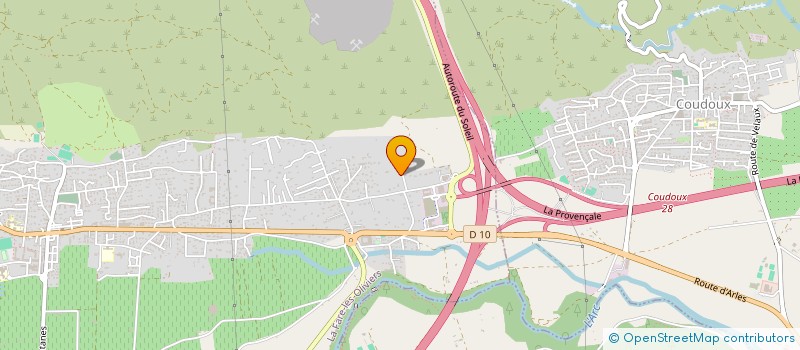 localisation de l'entreprise LA SOPHENE  LA FARE-LES-OLIVIERS