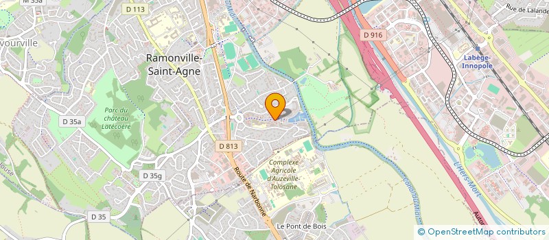 localisation de l'entreprise LA SOPHROBERGE à RAMONVILLE-SAINT-AGNE