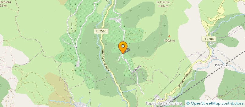 localisation de l'entreprise LA SORBIERE  LUCERAM