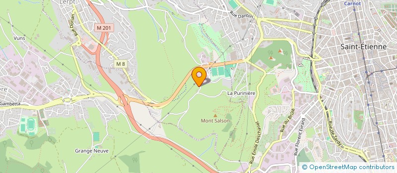 localisation de l'entreprise LA SOREBAT  SAINT GENEST LERPT