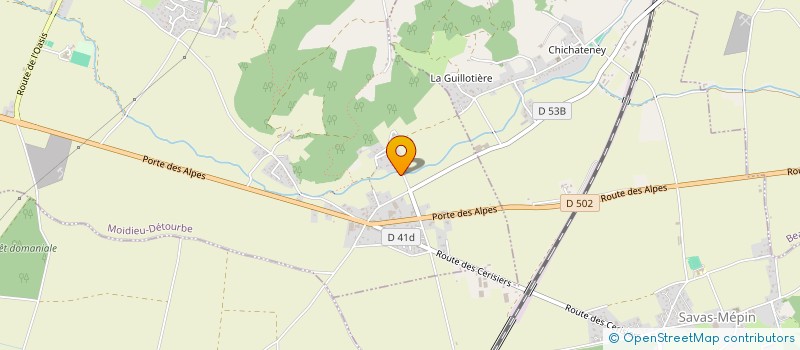 localisation de l'entreprise LA SORIANA  MOIDIEU-DETOURBE