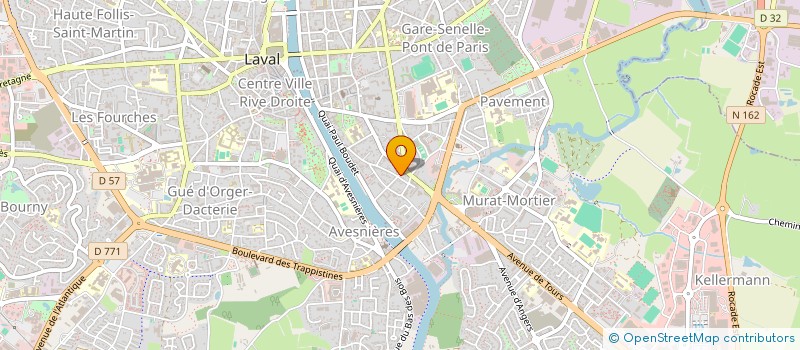 localisation de l'entreprise LA SOTTISE à LAVAL
