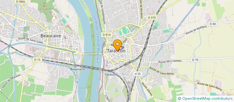 localisation de l'entreprise LA SOUCO TARASCOUNENCO  TARASCON