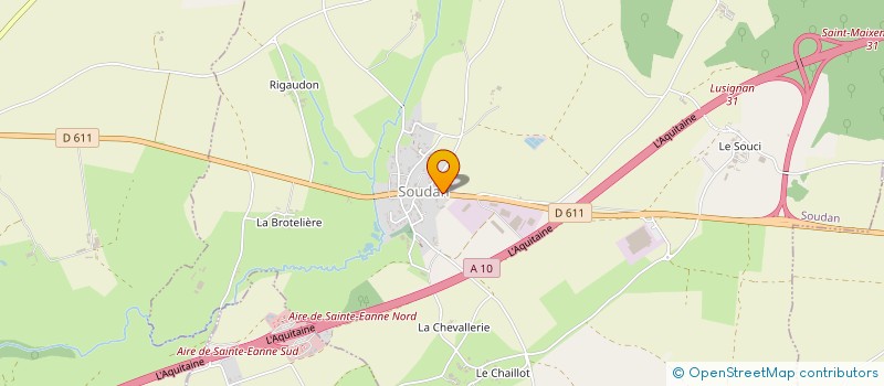 localisation de l'entreprise LA SOUDANAISE à SOUDAN