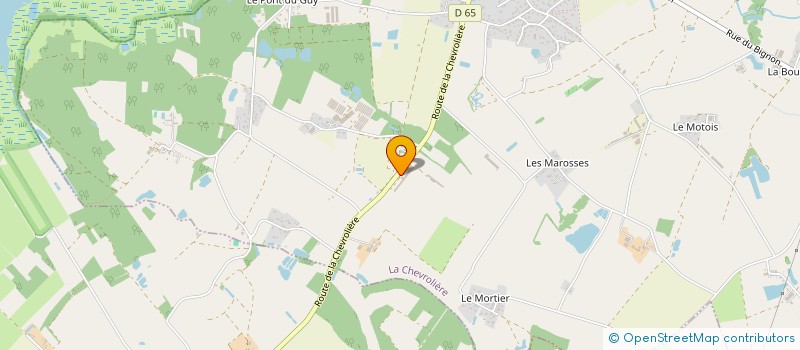 localisation de l'entreprise LA SOUDRONIERE à LA CHEVROLIERE
