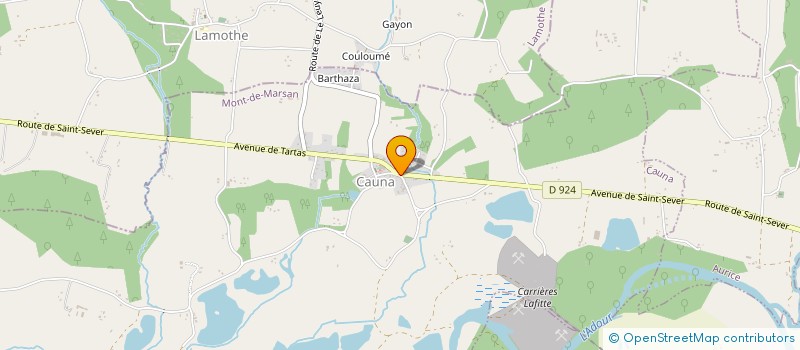 localisation de l'entreprise LA SOUEMONTAINE  MONTSOUE