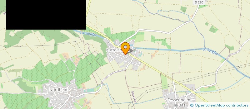 localisation de l'entreprise LA SOUFFEL  KUTTOLSHEIM