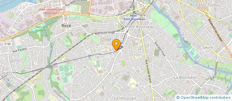 localisation de l'entreprise LA SOUFFLERIE  REZE