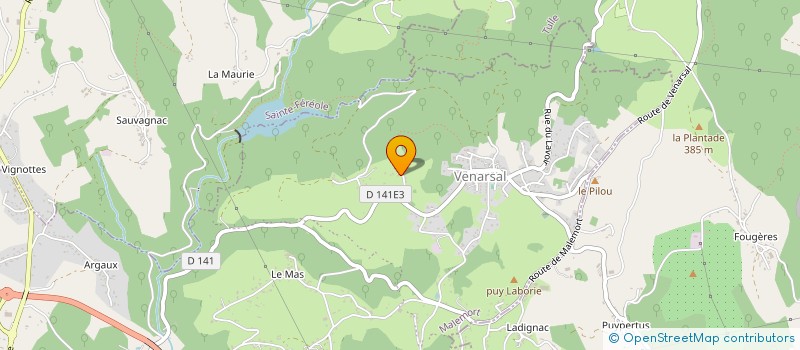 localisation de l'entreprise LA SOUILLACOISE  MALEMORT