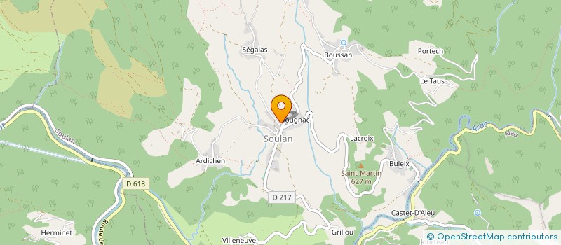 localisation de l'entreprise LA SOULATANE à SOULAN