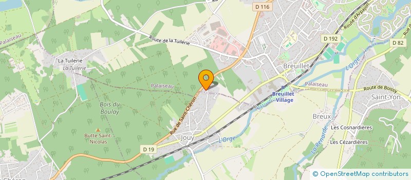 localisation de l'entreprise LA SOUPANE  BREUILLET