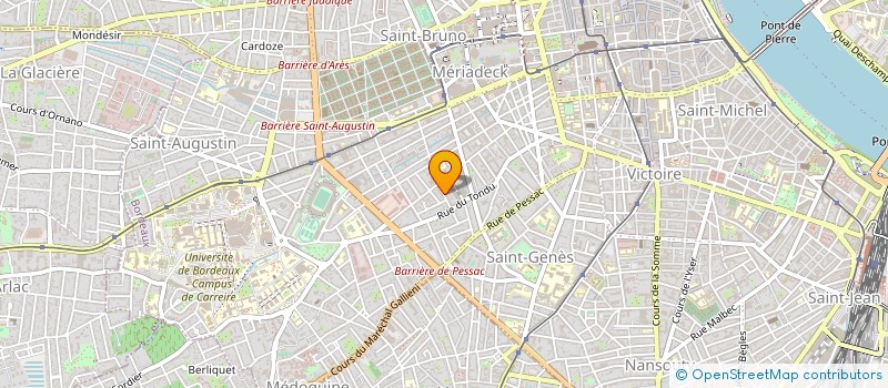 localisation de l'entreprise LA SOUPAPE à BORDEAUX