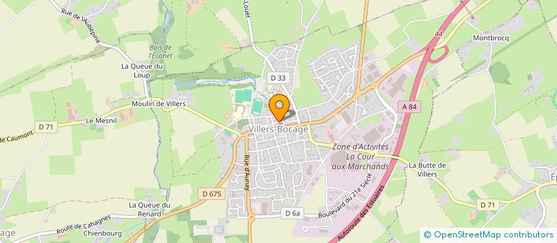 localisation de l'entreprise LA SOUPAPE à VILLERS-BOCAGE