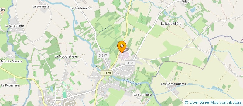 localisation de l'entreprise LA SOUPAPE MOTO  SAINT-COLOMBAN