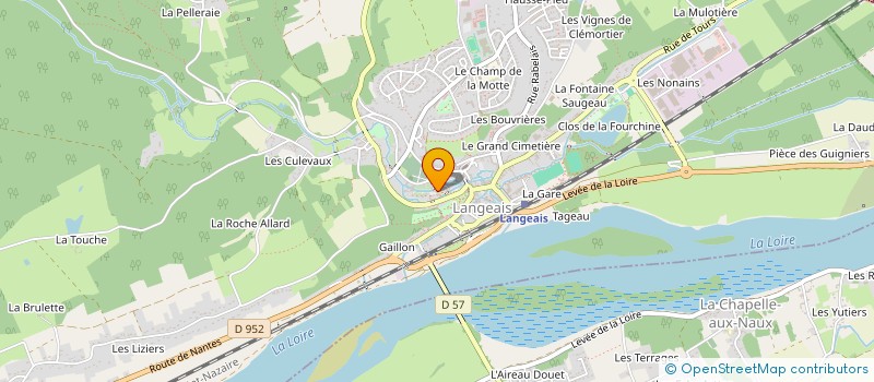 localisation de l'entreprise LA SOUPE A MEMERE  LANGEAIS