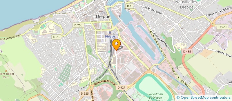 localisation de l'entreprise LA SOUPE DES BENEVOLES à DIEPPE